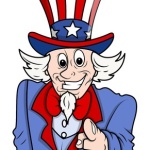 goofy uncle sam